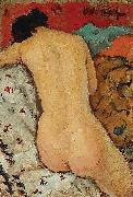 Nicolae Tonitza Nud i iatac, ulei pe carton, Germany oil painting artist